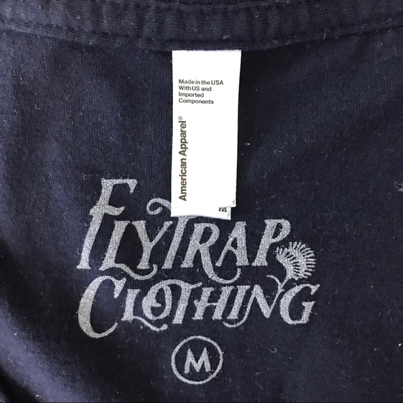 Botanical screen-print, Flytrap Clothing t-dress - Picture 2 of 3